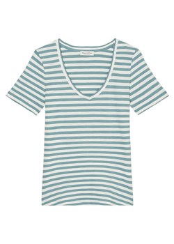 Marc O&apos;Polo Koszulka w kolorze błękitno-białym ze sklepu Limango Polska w kategorii Bluzki damskie - zdjęcie 174636493