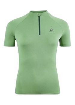 Odlo Koszulka &quot;Essentials Trail&quot; w kolorze zielonym do biegania ze sklepu Limango Polska w kategorii Bluzki damskie - zdjęcie 174639093