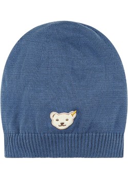 Steiff Czapka beanie w kolorze niebieskim ze sklepu Limango Polska w kategorii Czapki dziecięce - zdjęcie 174639171