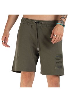 Spodenki Alpha Industries Patch Short LF 136360142 - zielone ze sklepu streetstyle24.pl w kategorii Spodenki męskie - zdjęcie 174639394