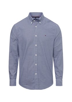 Tommy Hilfiger Koszula męska Mężczyźni Regular Fit Bawełna granatowy w kratkę ze sklepu vangraaf w kategorii Koszule męskie - zdjęcie 174639864