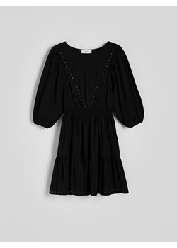 Reserved - Sukienka z ćwiekami - czarny ze sklepu Reserved w kategorii Sukienki - zdjęcie 174641500