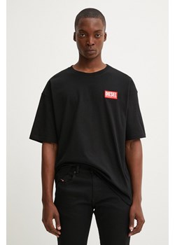 Diesel t-shirt bawełniany T-BOXT-LAB męski kolor czarny z aplikacją A14947.0NIAR ze sklepu ANSWEAR.com w kategorii T-shirty męskie - zdjęcie 174646440