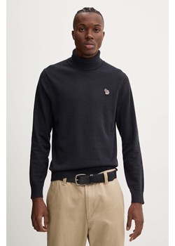 PS Paul Smith sweter z domieszką wełny męski kolor czarny z golferm M2R.532XZ.N22226 ze sklepu ANSWEAR.com w kategorii Swetry męskie - zdjęcie 174647522