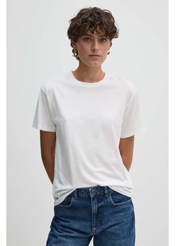 Polo Ralph Lauren t-shirt bawełniany damski kolor biały 211891561 ze sklepu ANSWEAR.com w kategorii Bluzki damskie - zdjęcie 174647584