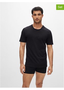 Hugo Boss Koszulki (3 szt.) w kolorze czarnym ze sklepu Limango Polska w kategorii T-shirty męskie - zdjęcie 174648702