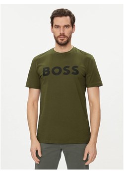 Hugo Boss Koszulka w kolorze zielonym ze sklepu Limango Polska w kategorii T-shirty męskie - zdjęcie 174649111