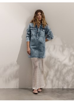 Reserved - Jeansowa sukienka - niebieski ze sklepu Reserved w kategorii Sukienki - zdjęcie 174653683