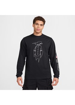 Męska koszulka z długim rękawem Nike Dri-FIT ADV USA - Czerń ze sklepu Nike poland w kategorii T-shirty męskie - zdjęcie 174655401