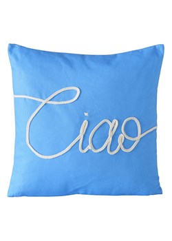 Boltze Poduszka &quot;Ciao&quot; w kolorze niebieskim - 45 x 45 cm ze sklepu Limango Polska w kategorii Poduszki dekoracyjne - zdjęcie 174656263