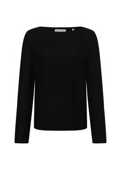 Marc O'Polo Sweter damski z dzianiny Kobiety Bawełna czarny jednolity ze sklepu vangraaf w kategorii Swetry damskie - zdjęcie 174657014