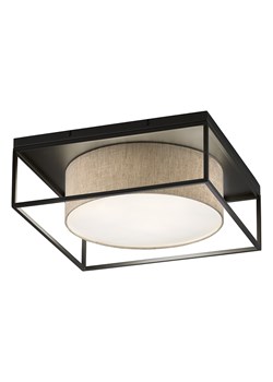 FISCHER &amp; HONSEL Lampa sufitowa &quot;Carre&quot; w kolorze czarnym - 70 x 22 x 70 cm ze sklepu Limango Polska w kategorii Oświetlenie - zdjęcie 174657130