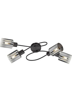 FISCHER &amp; HONSEL Lampa sufitowa &quot;Iska&quot; w kolorze czarnym - 79 x 37 cm ze sklepu Limango Polska w kategorii Oświetlenie - zdjęcie 174657213