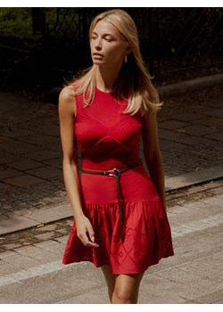 Mohito - Dopasowany top - czerwony ze sklepu Mohito w kategorii Bluzki damskie - zdjęcie 174657390