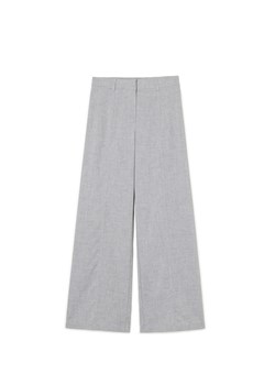 Cropp - Szare spodnie tailoring - szary ze sklepu Cropp w kategorii Spodnie damskie - zdjęcie 174657494