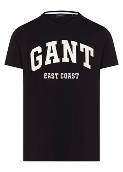 Gant T-shirt męski Mężczyźni Bawełna granatowy nadruk ze sklepu vangraaf w kategorii T-shirty męskie - zdjęcie 174660074