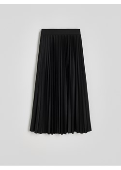 Reserved - Plisowana sukienka - czarny ze sklepu Reserved w kategorii Spódnice - zdjęcie 174661612