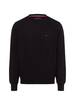 Tommy Hilfiger Męska bluza nierozpinana Mężczyźni Materiał dresowy czarny jednolity ze sklepu vangraaf w kategorii Bluzy męskie - zdjęcie 174670482