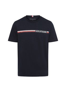 Tommy Hilfiger Koszulka męska Mężczyźni Bawełna granatowy nadruk ze sklepu vangraaf w kategorii T-shirty męskie - zdjęcie 174670491