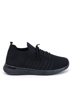 Buty sportowe skarpetkowe Sharpe Black czarne ze sklepu ButyModne.pl w kategorii Buty sportowe damskie - zdjęcie 174671480