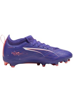 Buty Puma Ultra 5 Match FG/AG 108096 01 fioletowe ze sklepu ButyModne.pl w kategorii Buty sportowe dziecięce - zdjęcie 174671520