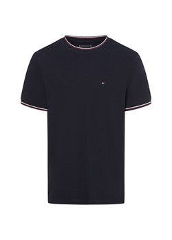 Tommy Hilfiger Koszulka męska Mężczyźni Bawełna granatowy jednolity ze sklepu vangraaf w kategorii T-shirty męskie - zdjęcie 174672283