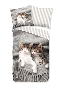 Pure Komplet pościeli &quot;Snooze&quot; w kolorze jasnoszarym z mikrofibry ze sklepu Limango Polska w kategorii Pościel dziecięca - zdjęcie 174672514