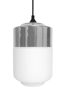 Nowoczesna chromowana lampa wisząca 5X D155 R9-C25 ze sklepu Edinos.pl w kategorii Lampy wiszące - zdjęcie 174673860