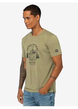 super.natural Koszulka &quot;Landi&quot; w kolorze khaki ze sklepu Limango Polska w kategorii T-shirty męskie - zdjęcie 174675632