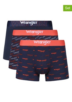 Wrangler Bokserki (3 pary) &quot;Graph&quot; w kolorze granatowym ze sklepu Limango Polska w kategorii Majtki męskie - zdjęcie 174684663