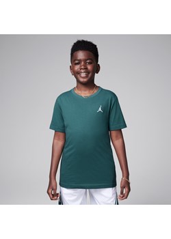 T-shirt z haftem dla dużych dzieci Jumpman Air Jordan - Zieleń ze sklepu Nike poland w kategorii T-shirty chłopięce - zdjęcie 174687444