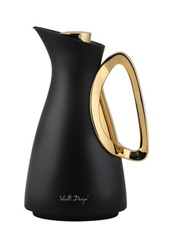 Vialli Design Dzbanek termiczny "Alessia" w kolorze złoto-czarnym - 1 l ze sklepu Limango Polska w kategorii Kubki termiczne - zdjęcie 174687672