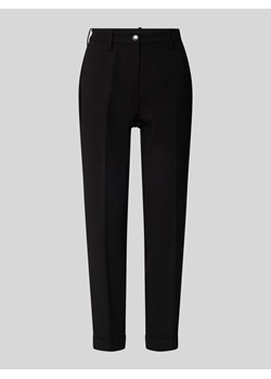 Spodnie z wysokim stanem i zapięciem na guzik ze sklepu Peek&Cloppenburg  w kategorii Spodnie damskie - zdjęcie 174689613