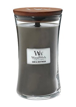 WoodWick Świeca zapachowa &quot;Sand &amp; Driftwood&quot; - 609,5 g ze sklepu Limango Polska w kategorii Perfumy męskie - zdjęcie 174690711