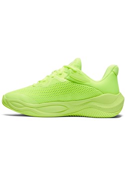 Buty do koszykówki uniseks Under Armour Curry Splash 24 - zielone ze sklepu Sportstylestory.com w kategorii Buty sportowe męskie - zdjęcie 174694243