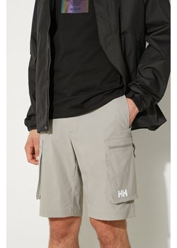 Helly Hansen szorty outdoorowe Move QD 2.0 kolor szary ze sklepu PRM w kategorii Spodenki męskie - zdjęcie 174695883