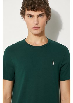 Polo Ralph Lauren t-shirt bawełniany kolor zielony 710671438 ze sklepu PRM w kategorii T-shirty męskie - zdjęcie 174695891