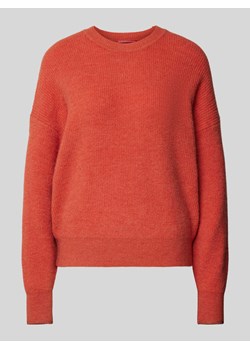 Sweter z dzianiny z okrągłym dekoltem ze sklepu Peek&Cloppenburg  w kategorii Swetry damskie - zdjęcie 174697600