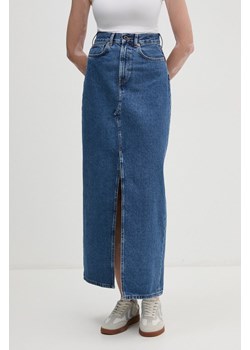 Pepe Jeans spódnica jeansowa MAXI SKIRT HW kolor granatowy maxi prosta PL901168CT9 ze sklepu ANSWEAR.com w kategorii Spódnice - zdjęcie 174703470