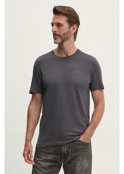 Alpha Industries t-shirt bawełniany męski kolor szary z nadrukiem 138505 ze sklepu ANSWEAR.com w kategorii T-shirty męskie - zdjęcie 174704384