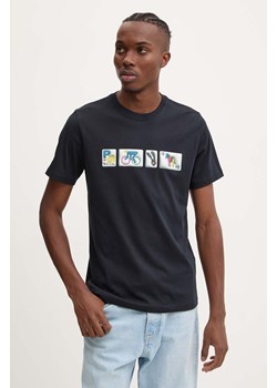 PS Paul Smith t-shirt bawełniany męski kolor granatowy z nadrukiem M2R.011R.NP4805 ze sklepu ANSWEAR.com w kategorii T-shirty męskie - zdjęcie 174704394