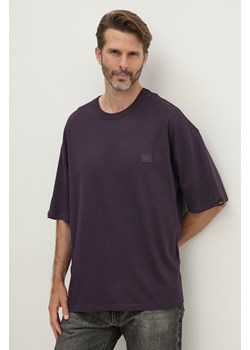 Alpha Industries t-shirt bawełniany Essentials RL męski kolor fioletowy z aplikacją 146504 ze sklepu ANSWEAR.com w kategorii T-shirty męskie - zdjęcie 174704833