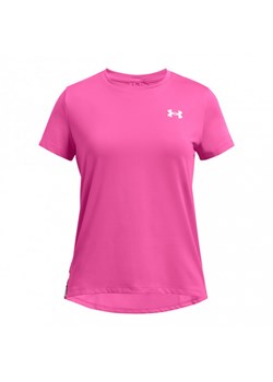 Dziewczęca koszulka treningowa Under Armour Knockout Tee - różowa ze sklepu Sportstylestory.com w kategorii Bluzki damskie - zdjęcie 174707463