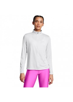 Damska bluza treningowa rozpinana bez kaptura Under Armour Tech Full Zip - biała ze sklepu Sportstylestory.com w kategorii Bluzy damskie - zdjęcie 174707522