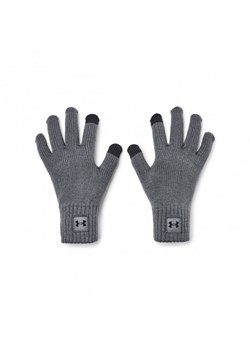 Męskie rękawiczki zimowe Under Armour UA Halftime Gloves - szare ze sklepu Sportstylestory.com w kategorii Rękawiczki męskie - zdjęcie 174707991