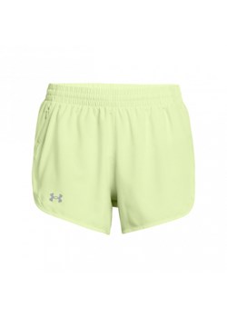 Damskie spodenki do biegania Under Armour UA Fly By 3\'\' Shorts - zielone ze sklepu Sportstylestory.com w kategorii Szorty - zdjęcie 174709492