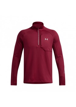 Męska bluza do biegania Under Armour UA Launch Elite Cw Half Zip - czerwona ze sklepu Sportstylestory.com w kategorii Bluzy męskie - zdjęcie 174709723