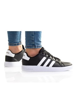 Buty adidas Grand Court 2.0 K  GW6503 czarne ze sklepu ButyModne.pl w kategorii Trampki dziecięce - zdjęcie 174710591