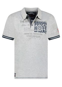 Geographical Norway Koszulka polo w kolorze szarym ze sklepu Limango Polska w kategorii T-shirty męskie - zdjęcie 174711620