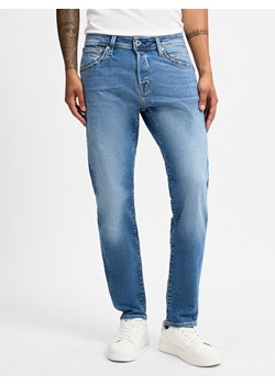 Jack & Jones Dżinsy - JJMike Mężczyźni Bawełna medium stone jednolity ze sklepu vangraaf w kategorii Jeansy męskie - zdjęcie 174712930